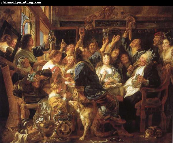 Jacob Jordaens Feast of the bean King