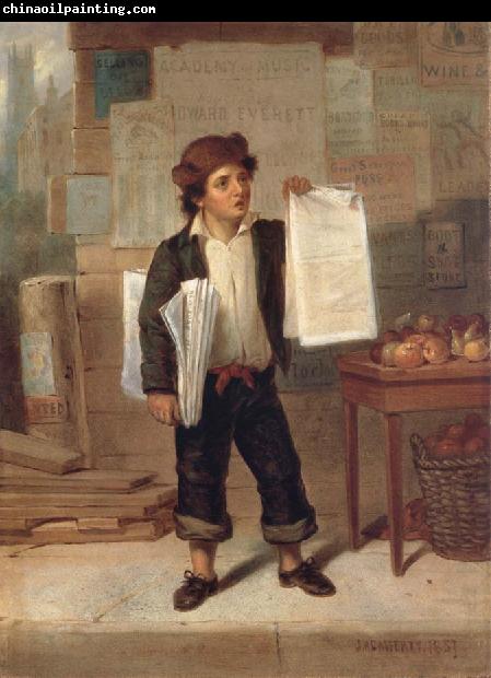 James H. Cafferty Newsboy Selling New-York