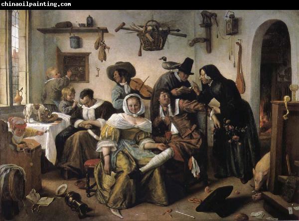 Jan Steen Topsy-turvy world