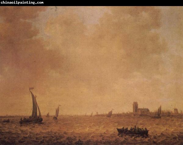 Jan van Goyen View of Dordrecht across the river Merwede