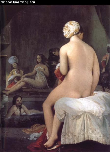 Jean Auguste Dominique Ingres Little Bather or Inside a Harem