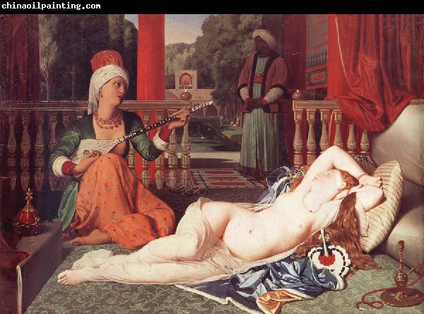 Jean Auguste Dominique Ingres Odalisque with a Slave