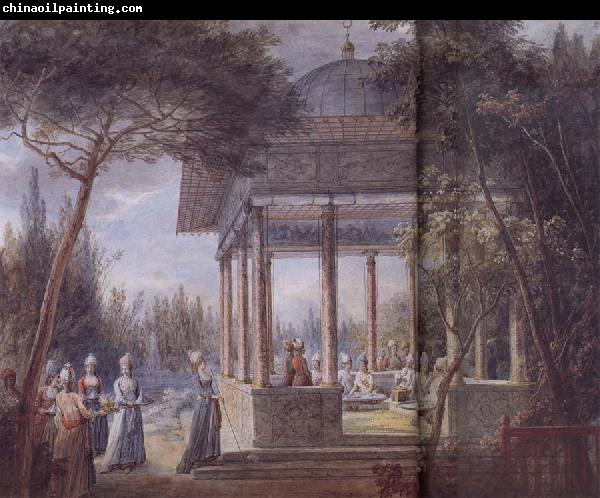 Jean-Baptiste Hilair Harem Scene