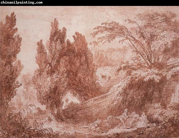 Jean-Honore Fragonard Park Landscape