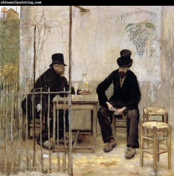 Jean-francois raffaelli The Absinthe Drinders