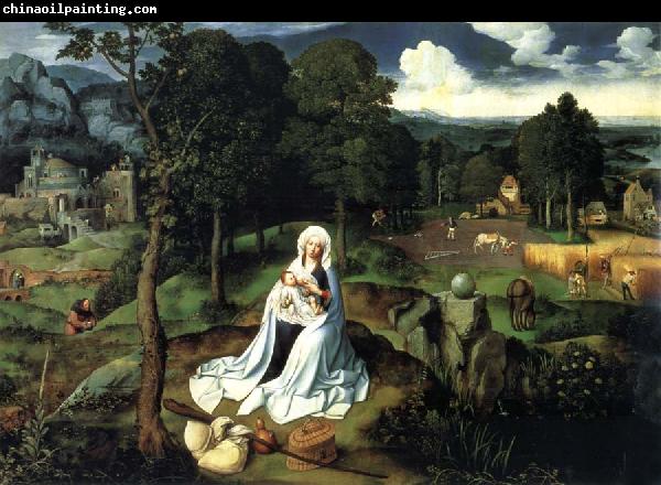 Joachim Patinir Races on that curses to Egypt