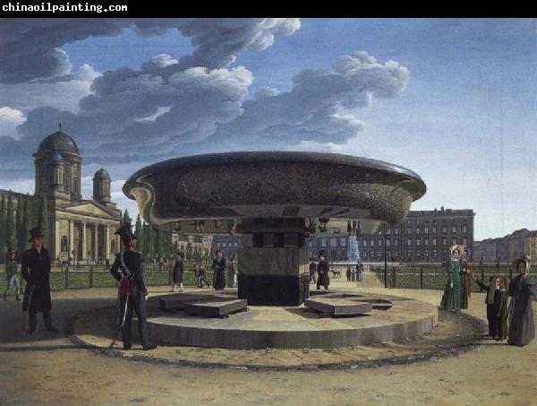 Johann Erdmann Hummel The Granite Bowl at the Lustgarten Berlin