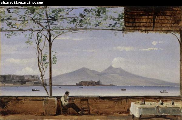 Johann Jakob Ulrich Seaside Terrace near Naples