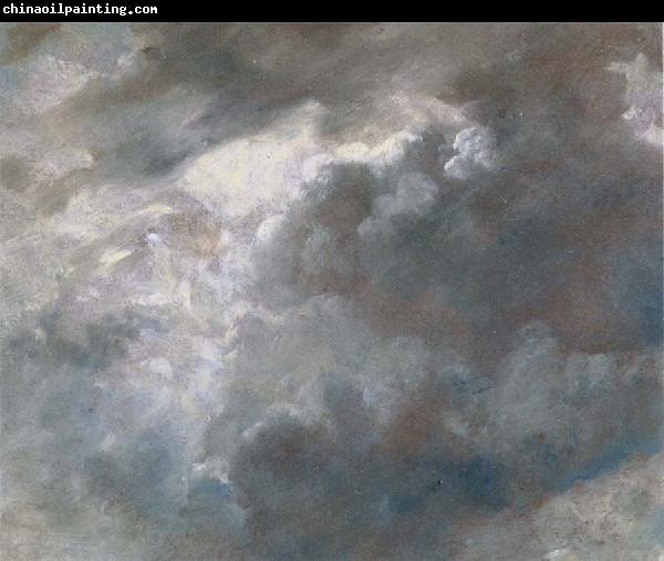 John Constable Sun bursting through dark clouds