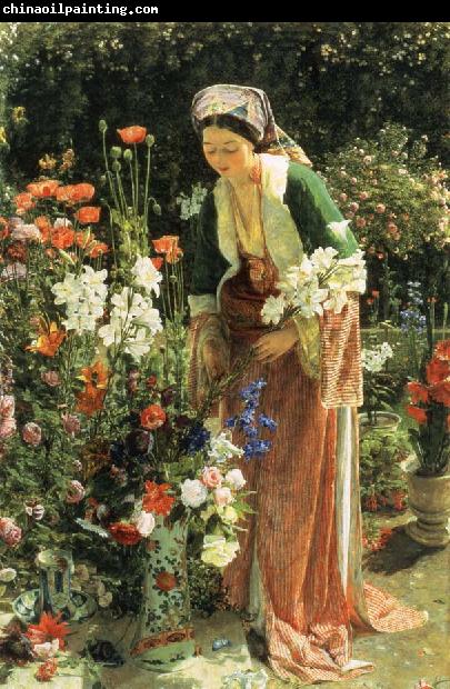 John Frederick Lewis In  the Bey-s Garden