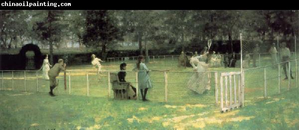 John Lavery THe Tennis Party