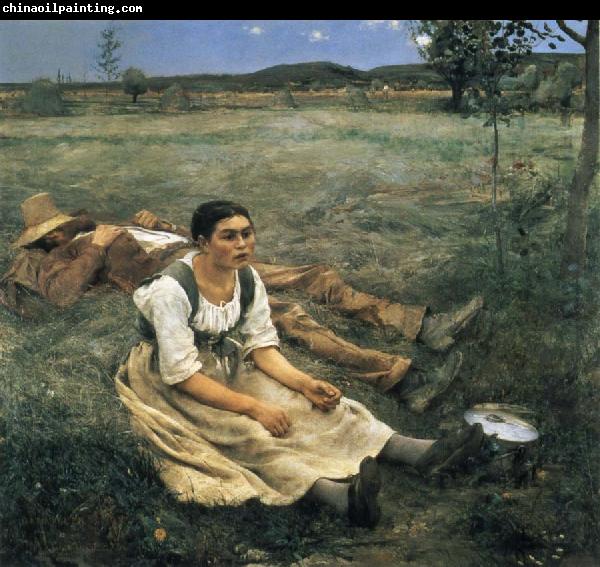 Jules Bastien-Lepage The Haymakers