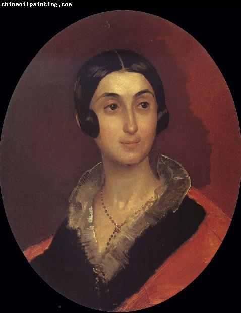 Karl Briullov Portrait of Yelen thon