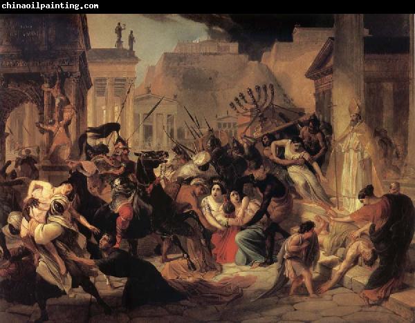 Karl Briullov Genseric-s Invasion of Rome