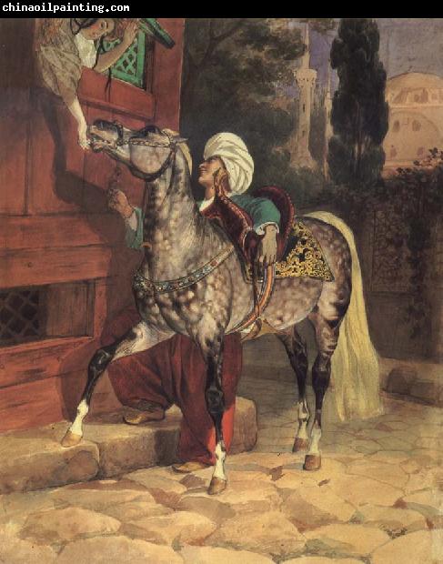 Karl Briullov A Rendevouz in constantinople