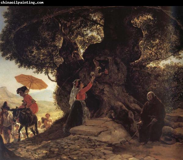 Karl Briullov At the Madonna-s oak