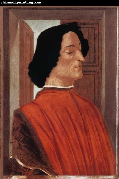 Sandro Botticelli Portrat of Giuliano de-Medici