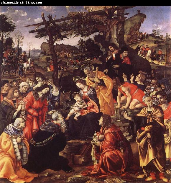 Filippino Lippi The adoration of the Konige