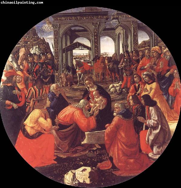 Domenico Ghirlandaio The adoration of the Konige