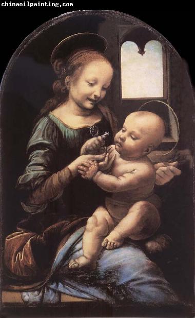 LEONARDO da Vinci The madonna with the Children