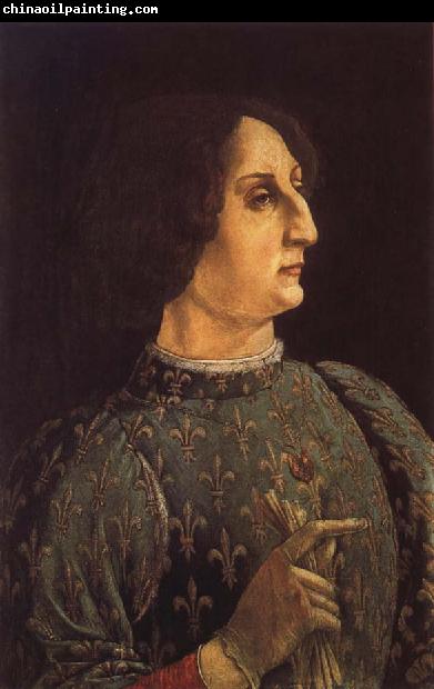 Pollaiuolo, Piero Portrat of Galeas-Maria Sforza