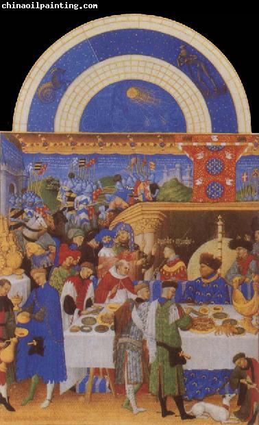 LIMBOURG brothers The Very Rich House of the Duc of Berry