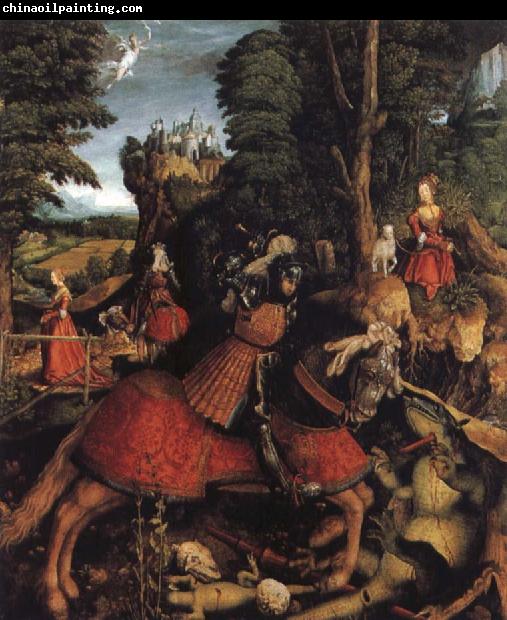 Leonhard Beck St George and the dragon