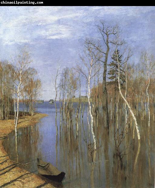 Levitan, Isaak Fruhling, flood