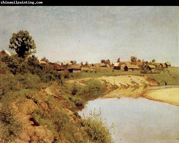 Levitan, Isaak Village at the Flubufer