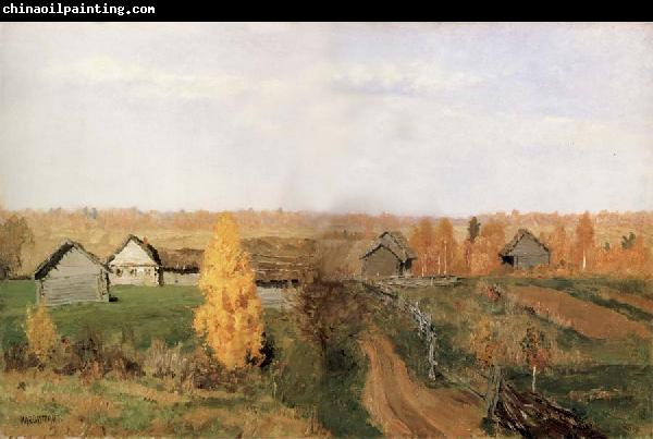 Levitan, Isaak Golden autumn in the Village