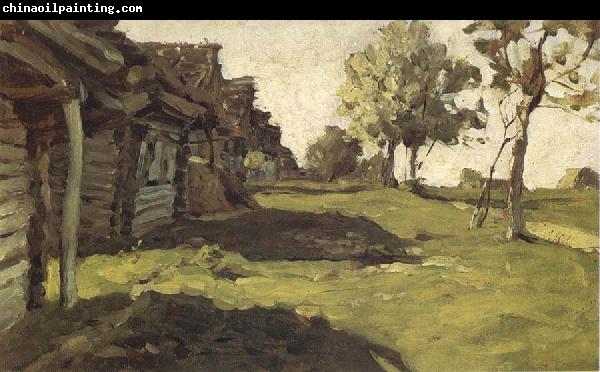 Levitan, Isaak Sunny day in the village