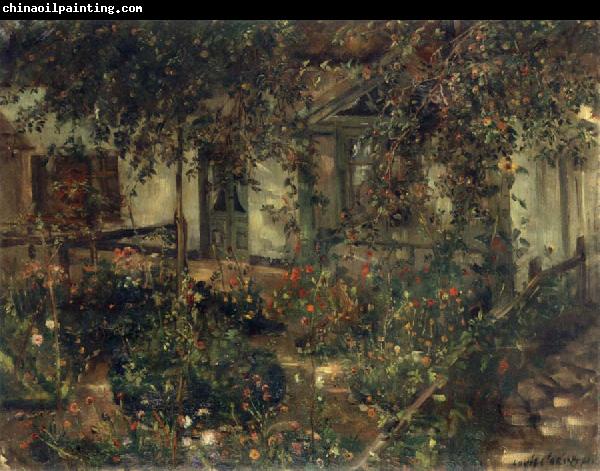 Lovis Corinth Blooming Rustic Garden