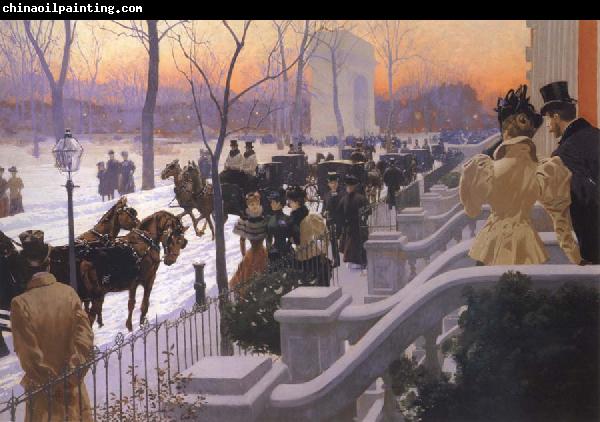 Lungren, Fernand Harvey A Winter Wedding