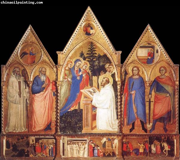 Matteo Di Pacino St.Bernard-s Vision of the Virgin with Saints