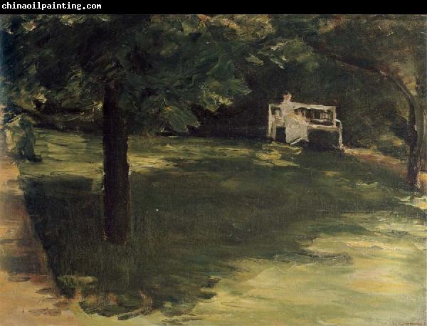 Max Liebermann Garden Bench beneath the Chesnut Treses in t he Wannsee Garden