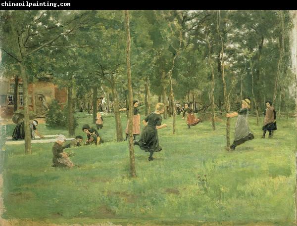 Max Liebermann Children Playing