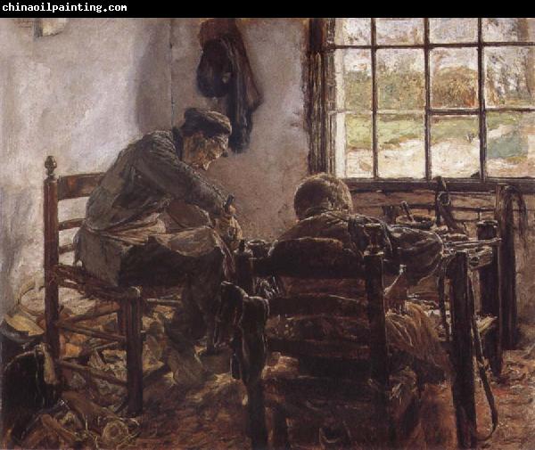 Max Liebermann Cobbler-s Workshop