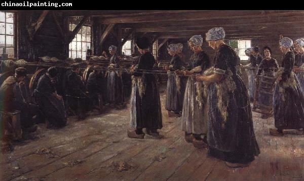 Max Liebermann The Flax Spinners