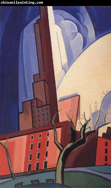 Oscar Bluemner Circles of Washington Square