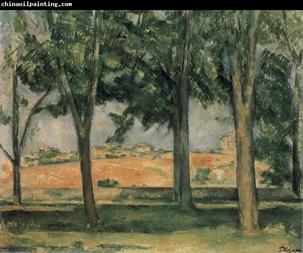 Paul Cezanne Chestnut Trees at Jas de Bouffan