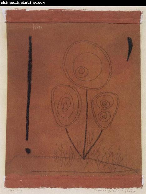 Paul Klee Remarks concerning a plant