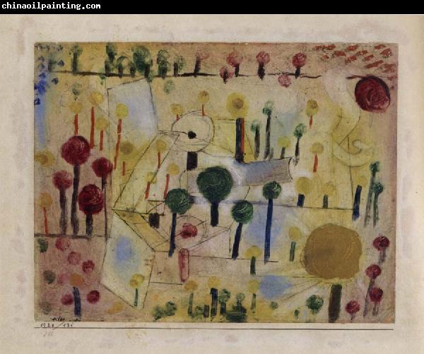 Paul Klee Abstract-imaginary garden