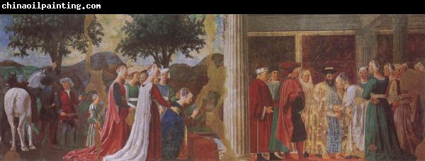 Piero della Francesca Adoration of the Holy Wood and the Meeting of Solomon and the Queen of Sheba