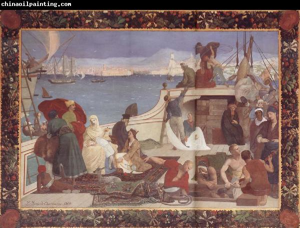 Pierre Puvis de Chavannes Marseilles,Gateway to the Orient