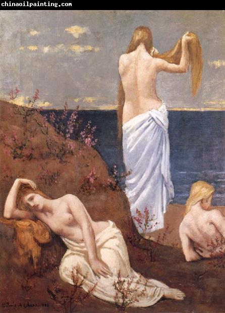 Pierre Puvis de Chavannes Young Girls by the Sea