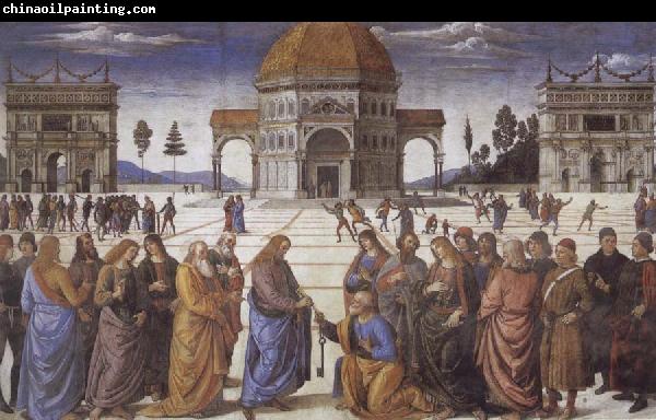 Pietro Perugino Christ giving the Keys to St.Peter