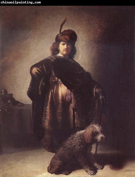 Rembrandt van rijn Self-Portrait with Dog