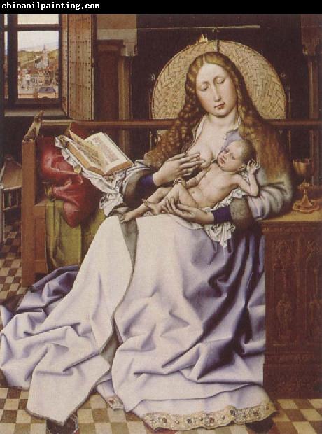 Robert Campin Virgin and Child Befroe a Firescreen