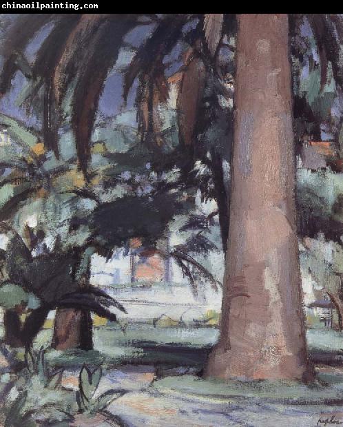 Samuel John Peploe Palm Trees,Antibes