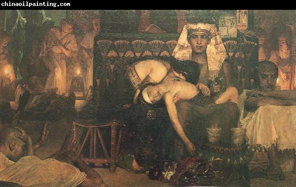 Sir Lawrence Alma-Tadema,OM.RA,RWS The Death of the first Born